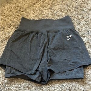 Gymshark Charcoal Athletic Shorts